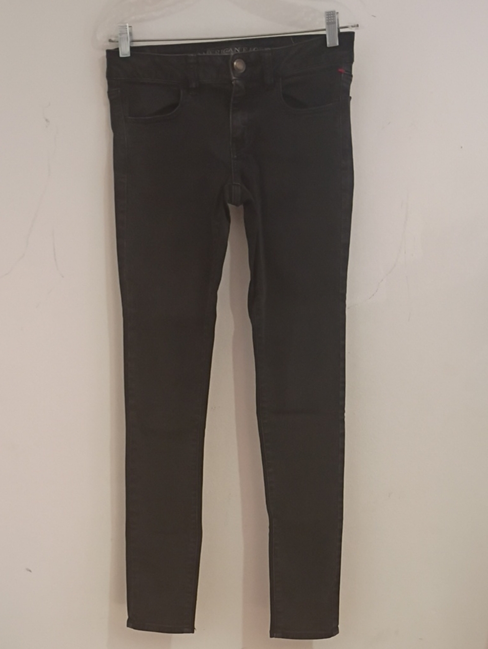 American Eagle Outfitters Black Skinny Jeggings - Classic Fit